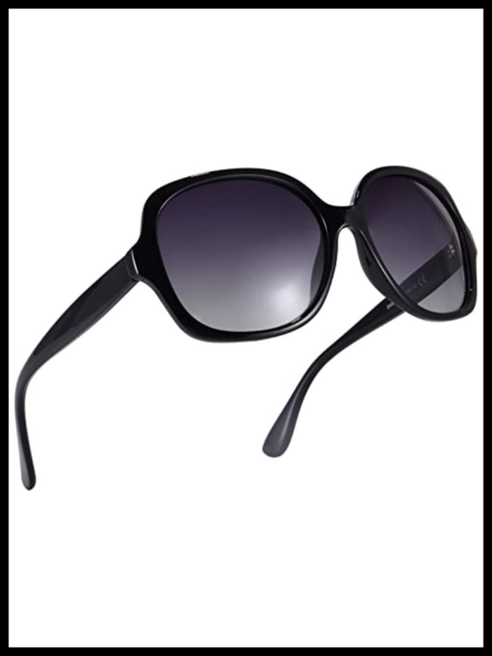 Oversized Square Polarized Sunglasses UV Protection Retro Sunglasses